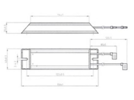 Drahtwiderstand mit Aluminiumgehäuse LKZ